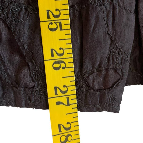 EILEEN FISHER Silk Cutout Textured Open Front Jacket Blazer - XLarge‎ - Picture 12 of 12